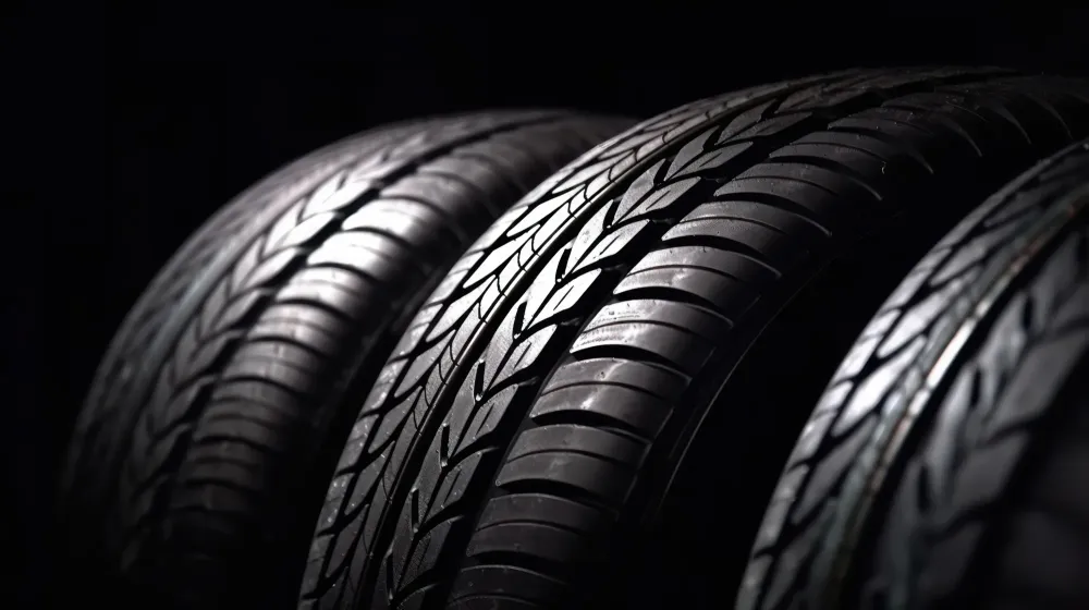 changement de pneus près de Mulsanne